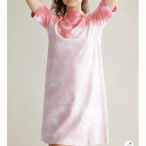 Anthro Heidi Mock Neck Tee Dress
